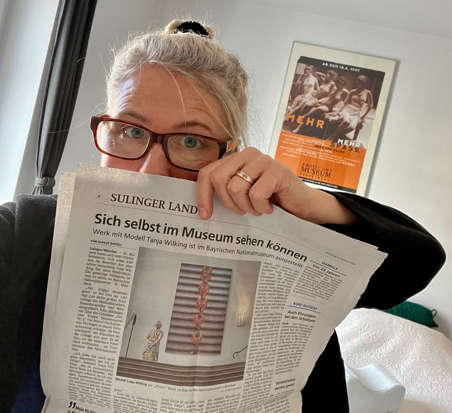 Sich selbst im Museum sehen