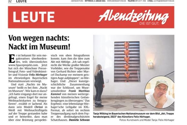 Nackt im Museum